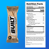 Built Puffs Bars, 12 Count Protein Bar - High Protein Energy Bars, Collagen, Gluten Free, Chocolate Covered, Low Carb, Low Calorie, Low Sugar, Delicious Protein, Healthy Snack (Churro)