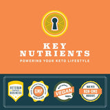 KEY NUTRIENTS Electrolytes Powder Packets - Tropical Peach Mango 20 Pack Hydration Packets - Travel Hydration Powder - No Sugar, No Calories, Gluten Free - Made in USA