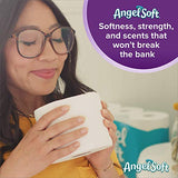 Angel Soft® Toilet Paper with Fresh Lavender Scented Tube, 12 Double Rolls = 24 Regular Rolls, 2-Ply Bath Tissue