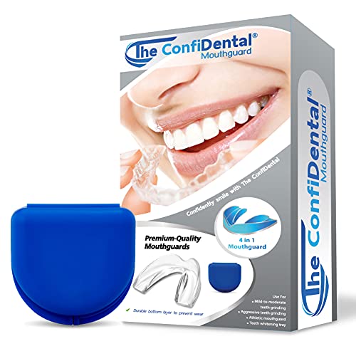 The ConfiDental Mouth Guard for Grinding Teeth at Night - Model for Heavy Grinding Teeth Pack of 6 Moldable Dental Night Guards for Teeth Grinding and Clenching Teeth Grinding Mouth Guard for Sleep