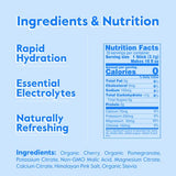 Nectar Hydration Packets - Electrolytes Powder Packets - No Sugar or Calories - Organic Fruit Liquid Daily IV Hydrate Packets for Hangover & Dehydration Relief and Rehydration (Cherry Pom 18 Pack)