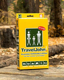 TravelJohn Resealable Disposable Urinal for All Genders, Adults, & Children (TJ1N-C) - 6 Pack