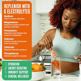 KEY NUTRIENTS Electrolytes Powder No Sugar - Tangy Orange Electrolyte Powder - Hydration Powder - No Calories, Gluten Free Keto Electrolytes Powder Packets (20, 40 or 90 Servings)