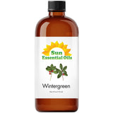 Sun Essential Oils - Wintergreen 4oz Bottle for Humidifier, Diffuser, Aromatherapy, Soap and Candle Making