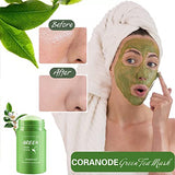 Oneews Green Tea Mask Stick with Blackhead Remover Strips, Sheneco Poreless Deep Cleanse Green Tea Face Mask for Blackheads and Pores, Reetata Green Tea Purifying Clay Stick Mask for Oily Skin (2)