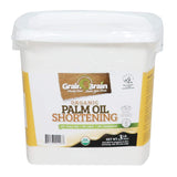 Grain Brain Organic Palm Shortening (3 lb) Non-Hydrogenated Pure and Natural, Quality, Sustainable Certified