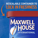 Maxwell House International Suisse Mocha Cafe Beverage Mix, Caffeinated, 7.2 oz Can (Pack of 4)