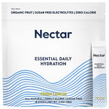 Nectar Hydration Packets - Electrolytes Powder Packets - No Sugar or Calories - Organic Fruit Liquid Daily IV Hydrate Packets for Hangover & Dehydration Relief and Rapid Rehydration (Lemon 18 Pack)