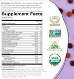 SmartyPants Organic Toddler Multivitamin, Daily Gummy Vitamins: Probiotics, Vitamin C, D3, Zinc, & B12 for Immune Support, Energy & Digestive Health, Fruit Flavor, 60 Gummies, 30 Day Supply