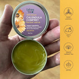 Epifany True All-Purpose Calendula & Comfrey Herbal Salve 2oz, Fragrance Free, Natural Herbal Ointment, Dry Skin Soothing Balm, Itch Relief, Organic Ingredients