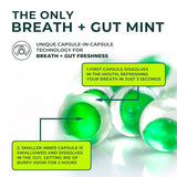 NUDE Breath Mints for Bad Breath - BERRY KISS - 2 in 1 Keto Friendly Sugar Free Mints - Gluten Free Bad Breath Treatment for Adults - Carbs - Calorie - Breath Freshener for People - Instant Fresh - Cleanse Gut - Raspberry - 10 Pack - 300 Mint Capsules
