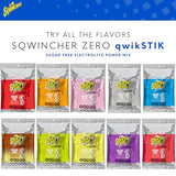 Sqwincher Zero Qwik Stik Sugar Free, Cool Citrus, .11 0z (Pack of 50)