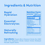 Nectar Hydration Packets - Electrolytes Powder Packets - No Sugar or Calories - Organic Fruit Liquid Daily IV Hydrate Packets for Clean Dehydration Relief and Rapid Rehydration (Berry 30 Pack)