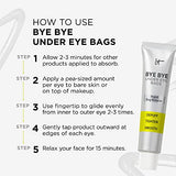 IT Cosmetics Bye Bye Under Eye Bags Daytime Treatment – Depuffs, Tightens, Smooths & Reduces Look of Wrinkles & Fine Lines – All Skin Tones – Comfortable on Bare Skin or Over Makeup - 0.5 Fl. Oz