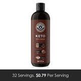 Keto Coffee Creamer with MCT Oil, Ghee Butter, Cocoa Butter, 16oz / 32 Servings. Must Blended. No Carb Keto Creamer for Coffee Booster. Unsweetened, Ketogenic, Low Carb by Left Coast Performance