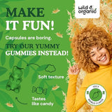 Sea Moss Gummies Vegan - Superfood Wildcrafted Seamoss Gummy Vitamins for Keto-Detox, Immune, & Thyroid Support - Irish Moss, Bladderwrack, & Burdock Root - 90 Pcs