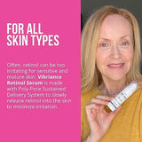 Vibriance Retinol Serum for Face - Reduces Appearance of Deep Wrinkles and Large Pores, Enhances Skin Tone, Improves Complexion, Retinol Night Serum for Sensitive & Mature Skin - 1 fl oz (30ml)