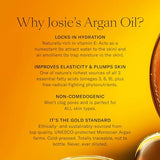 Josie Maran Pure Argan Oil - Hydrating Argan Oil for Hair, Skin & Nails - Everyday Oil Made With Vitamin E + Essential Fatty Acids for Dry Skin - Improves Elasticity & Smoothes Fine Lines (50ml)