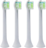 Compact Brush Heads Compatible with Philips Sonicare Diamond Clean Toothbrush - 4 Pack