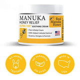 Manuka Honey Cream (8oz) Body Lotion Skincare Relief - Eczema Honey Cream for Psoriasis, Itchy, Dry Skin - Face Moisturizer For Kids, Adults, Baby Eczema Cream with Manuka Honey New Zealand