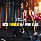 Built Puffs Bars, 12 Count Protein Bar - High Protein Energy Bars, Collagen, Gluten Free, Chocolate Covered, Low Carb, Low Calorie, Low Sugar, Delicious Protein, Healthy Snack (Churro)