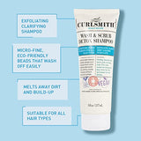 Curlsmith - Wash & Scrub Detox Shampoo - Vegan Exfoliating Clarifying Shampoo for any Hair Type, Healthy Scalp (8 fl oz)