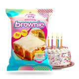 Prime Bites Protein Brownie from Alpha Prime Supplements, 16-19g Protein, 5g Collagen, Delicious Guilt-Free Snack,12 bars per box (Birthday Cake Blondie)