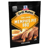 McCormick Grill Mates Slow & Low Memphis Pit BBQ Rub, 2.25 oz (Pack of 10)