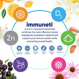 Immuneti - Advanced Immune Defense, 6-in-1 Powerful Blend of Vitamin C, Vitamin D3, Zinc, Elderberries, Garlic Bulb, Echinacea - 3 Pack - Supports Overall Health