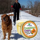 Creation Farm Calendula Comfrey Super Salve, Herbal Balm, Moisturizer, and Ointment with No Gluten, Soy, GMO or Parabens, Made in USA Comforts Eczema, Psoriasis