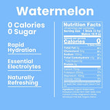 Nectar Sugar Free Electrolytes Powder - Organic Fruit No Sugar or Calories - Hydration Powder for Dehydration & Hangover Relief and Rapid Rehydration - Keto and Paleo (Watermelon 40 Serving Tub)