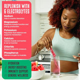 KEY NUTRIENTS Electrolytes Powder No Sugar - Refreshing Watermelon Electrolyte Powder - Hydration Powder - No Calories, Gluten Free Keto Electrolytes Powder Packets (20, 40 or 90 Servings)