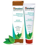 Himalaya Botanique Whitening Complete Care Toothpaste, Teeth Whitening, Fights Plaque, Fluoride Free, No Artificial Flavors, SLS Free, Cruelty Free, Foaming, Simply Mint Flavor, 5.29 Oz, 4 Pack