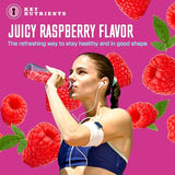 KEY NUTRIENTS Electrolytes Powder Packets - Juicy Raspberry 20 Pack Hydration Packets - Travel Hydration Powder - No Sugar, No Calories, Gluten Free - Made in USA