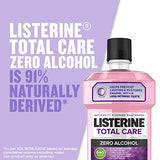 Listerine Total Care Alcohol-Free Anticavity Fluoride Mouthwash, 6 Benefit Oral Rinse to Help Kill 99% of Germs That Cause Bad Breath, Strengthen Enamel, Fresh Mint, Travel Size, 95 mL (Pack of 12)