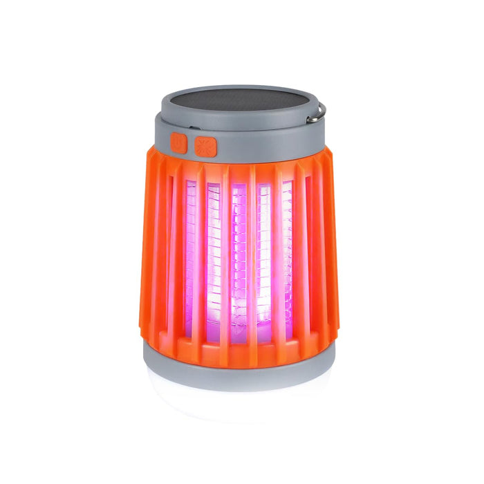 Mosquito Zapper Indoor Outdoor Light Buzz Bug Bulb Fuze, Bug Bulb Zapper Cordless Camping Light Solar Charging Buzz, Bug Fly Zapper USB Solar Rechargeable Mosquito Zapper Lantern, Mosquito Light