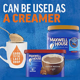 Maxwell House International Suisse Mocha Cafe Beverage Mix, Caffeinated, 7.2 oz Can (Pack of 4)