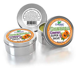 Creation Farm Calendula Comfrey Super Salve, Herbal Balm, Moisturizer, and Ointment with No Gluten, Soy, GMO or Parabens, Made in USA Comforts Eczema, Psoriasis