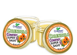 Creation Farm Calendula Comfrey Super Salve, Herbal Balm, Moisturizer, and Ointment with No Gluten, Soy, GMO or Parabens, Made in USA Comforts Eczema, Psoriasis