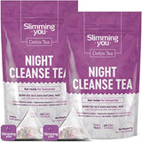 Detox Tea Night Cleanse Tea (2 Pack) - Teatox Herbal Tea for Detox Cleanse, All Natural, Vegan, Non GMO (14 Tea Bags Total)