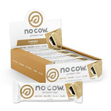 No Cow High Protein Bars, S'mores, 20g Plant Based Vegan Protein, Keto Friendly, Low Sugar, Low Carb, Low Calorie, Gluten Free, Naturally Sweetened, Dairy Free, Non GMO, Kosher, 12 Pack