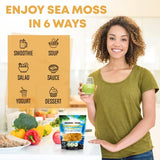 Organics Nature Dried Sea Moss Wildcrafted Make 5 Jars of Sea Moss Gel - Raw, Natural, & Gluten-Free Sea Moss - 4 oz Sun Dired St Lucian Sea Moss For Lung Detox, Immune System Support