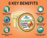 Creation Farm Calendula Comfrey Super Salve, Herbal Balm, Moisturizer, and Ointment with No Gluten, Soy, GMO or Parabens, Made in USA Comforts Eczema, Psoriasis