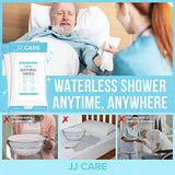 JJ CARE Adult Bathing Wipes - 10 Packs, 80 Count, Waterless, No Rinse, Safe & Mild, Disposable, Multipurpose, Comfortable, Skin Cleaning Wipe