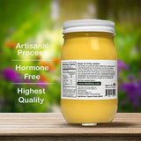 Vital Ghee - Ghee Butter Organic Grass Fed Butter - Organic Ghee Clarified Butter Grass Fed - Ghee Organic - Unsalted Ghee Butter Grass Fed - Grass Fed Ghee Organic - Natural Ghee - 16 oz