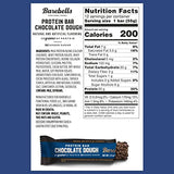 Barebells Protein Bars Chocolate Dough - 12 Count, Pack of 2 - Protein Snacks with 20g of High Protein - Chocolate Protein Bar with 1g of Total Sugars - Perfect on The Go Protein Snack & Breakfast Bars