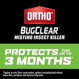 Ortho BugClear Misting Insect Killer - Outdoor Misting/Fogging Ready-to-Use Solution, Kills Mosquitoes, Ticks, Armyworms, Spiders, and More, Apply Using Non-Heated Mister/Fogger, Odor Free, 32 oz