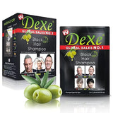 10 PCS Dexe Hair Shampoo Instant Hair Dye for Men Women, Black Color - Simple to Use - Hair Dye Permanent - Last 30 days - Natural Ingredients for Woman&Man