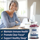 Zinc Gummies - 2 Pack - 50mg High Immune Booster Zinc Supplement, Immune Defense, Powerful Natural Antioxidant, Non-GMO - by New Age, 120 Count