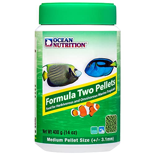 Ocean Nutrition Formula Two Pellets 14-Ounces (400 Grams) Jar - Medium Pellet Size